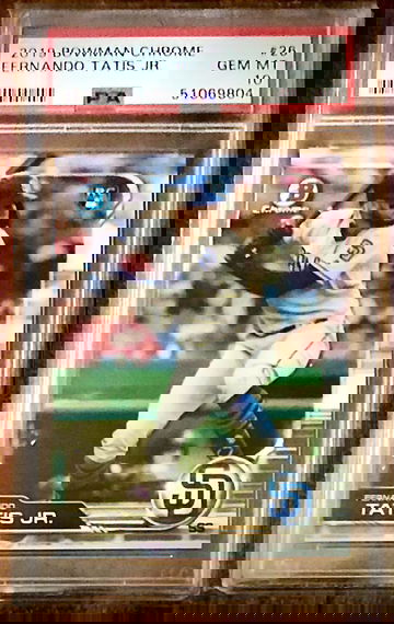 2019 Bowman Chrome Fernando Tatis Jr Rc Psa 10