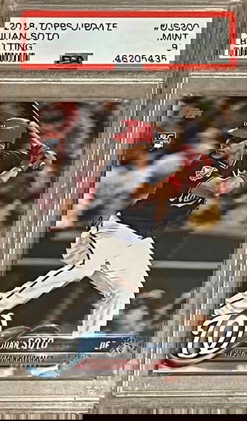 2018 Topps Update Juan Soto PSA 9