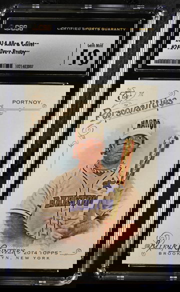 2014 Topps Allen and Ginter Baseball Dave Portnoy Barstool Sports Rookie CSG 10