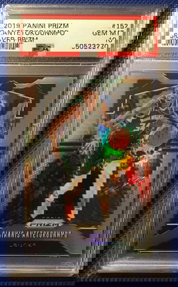 2019 Prizm SILVER Giannis Antetokounmpo #152 PSA 10 GEM MINT