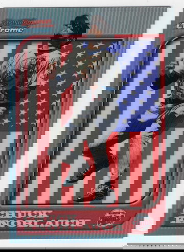 1997 BOWMAN'S CHROME REFRACTOR CHUCK KNOBLAUCH # 32 HOF