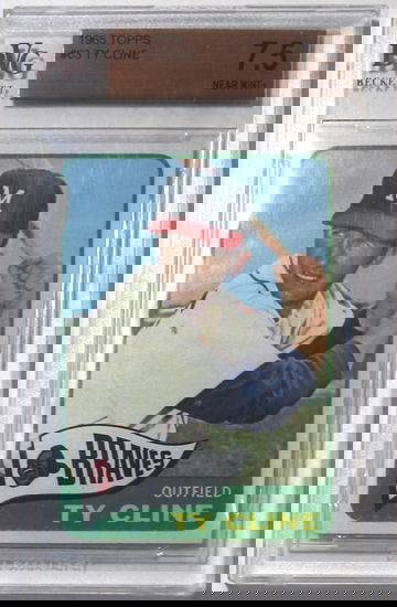 1965 Topps #63 Ty Cline BVG 7.5 NEAR MINT ++ (HIGHEST GRADED)