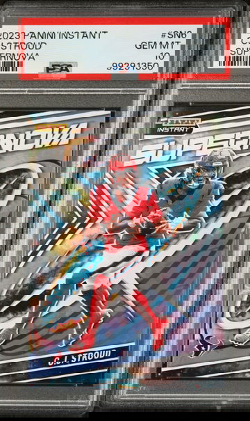 C.J. Stroud 2023 Panini Supernova NFL #SN-6 Football Card Graded PSA 10 Gem