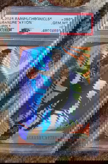 DeAndre Ayton /49 2018 Panini Chronicles Phoenix Purple #586