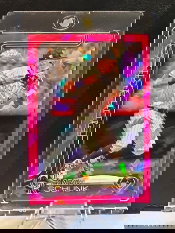 2025 Topps Chrome Sapphire  Aaron Schunk RC  PADPARADSCHA 1/1  Rockies Rookie