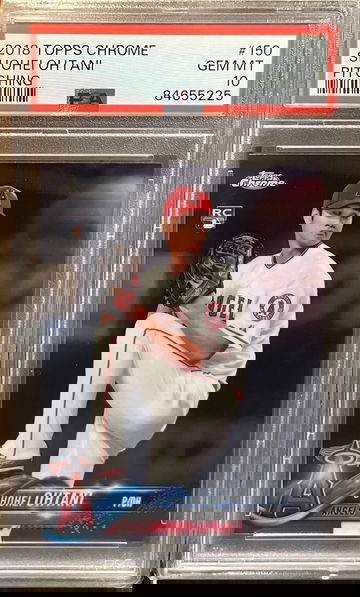 2018 Topps Chrome Shohei Ohtani #150 Pitching Rookie RC PSA 10 Dodgers