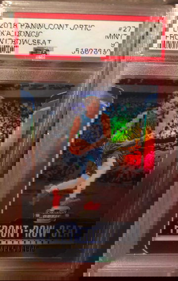 Luka Doncic Rookie Panini Contenders Optic Front Row Seat #27 PSA 9