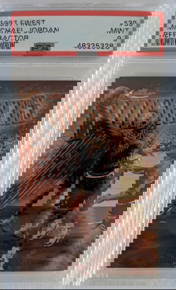 1997 Finest Jordan #39, PSA 9 *(MISLABELED)* 