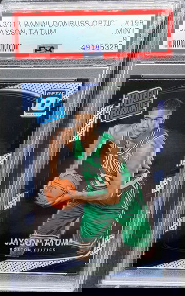2017 OPTIC JAYSON TATUM PSA 9