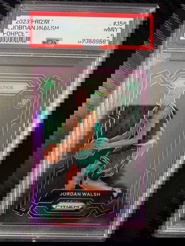 2023 Prizm Jordan Walsh RC Purple 39/99 PSA 9 POP 1