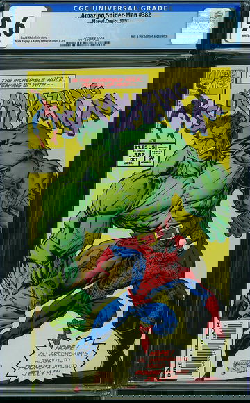 AMAZING SPIDER-MAN #382, CGC 9.6 NM+