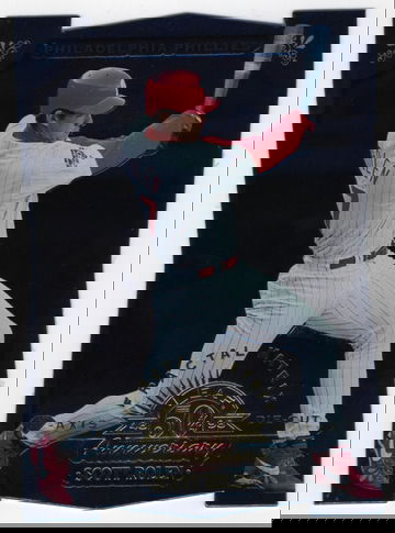 1998 LEAF FRACTAL MATRIX DIAMOND AXIS DIE CUT 31 OF 50 # 134 SCOTT ROLEN HOF