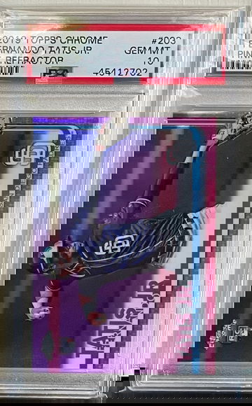 2019 Topps Chrome Fernando Tatis Jr Pink Ref PSA 10