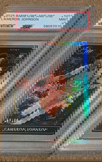 2019-20 Panini One And One 🏀 Cameron Johnson Rookie /99 PSA 9 Suns RC SP 🔥