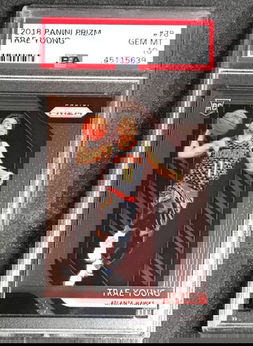 Trae Young 2018 Prizm RC PSA 10