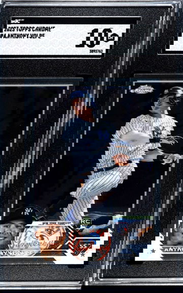 2023 Topps Chrome #4 Anthony Volpe SGC 10 GM Rookie