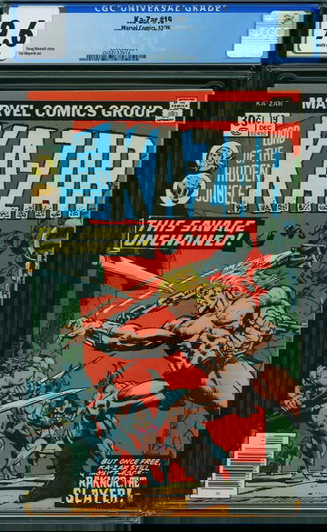 KA-ZAR #19, CGC 9.6 NM+