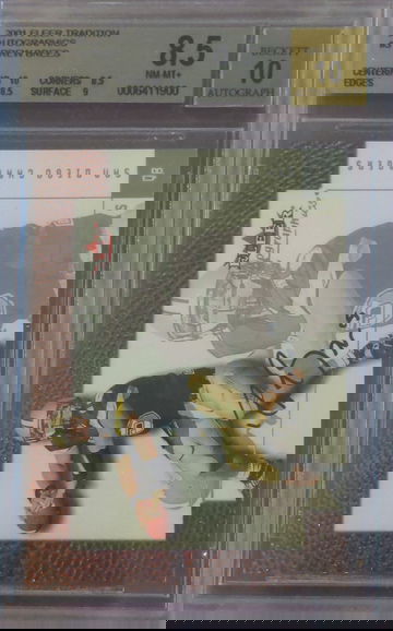 2001 Fleer Tradition Autographics Drew Brees #3