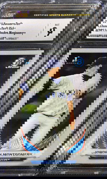 2014 Bowman Chrome Draft Picks Jordan Montgomery CSG 9 MINT