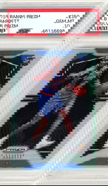 2019 Panini Prizm Silver RJ Barrett Rookie Card PSA 10 Gem Mint RC