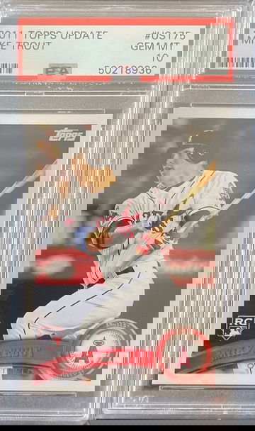 2011 Topps Update Mike Trout PSA 10 RC #US175 Angels Rookie Card