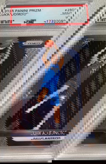 2018 Prizm Luka Doncic RC PSA 9