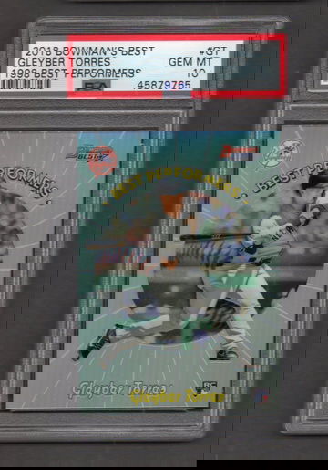 2018 Bowman's Best 1998 Best Performers #GT Gleyber Torres PSA 10 RC