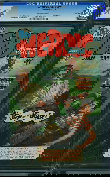 HEROIC COMICS #89, CGC 9.4 NM