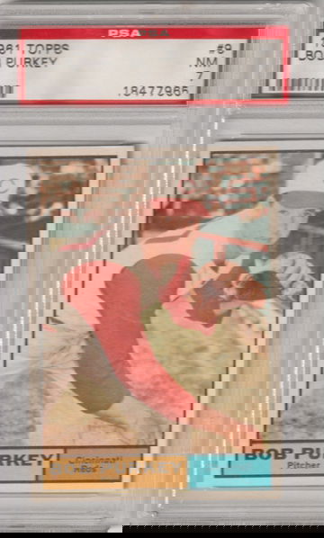 1961 Topps #9 Bob Purkey PSA 7 (Near Mint)