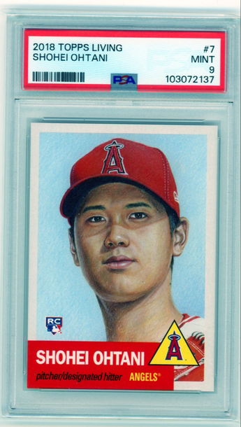 2018 Topps Living #7 Shohei Ohtani PSA 9 MINT!