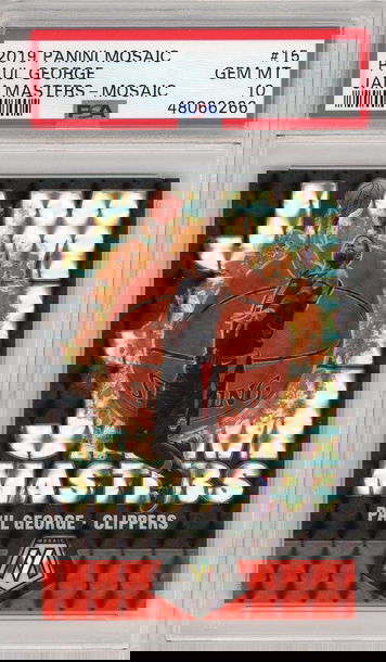 2019 Mosaic Paul George Jam Masters Mosaic PSA 10