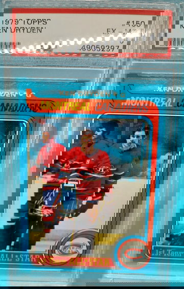 1979 TOPPS HOCKEY #150 KEN DRYDEN PSA 6