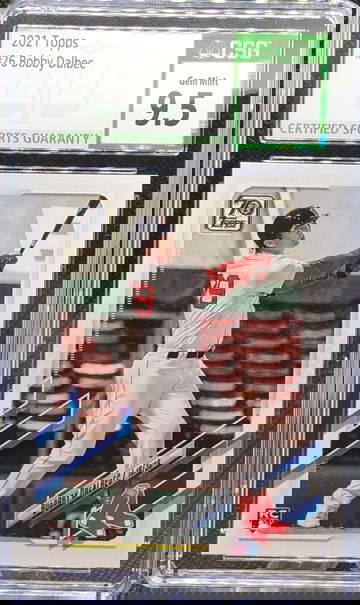 2021 Topps Bobby Dalbec Rookie #26 Base CSG 9.5 Gem Mint no Subs