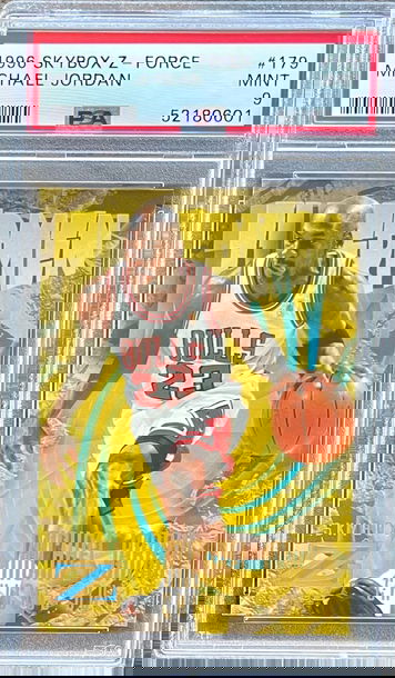 1996 Skybox Z-Force Michael Jordan PSA 9