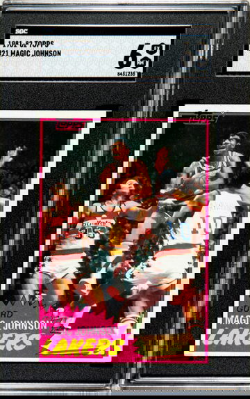 SGC 6 1981-82 TOPPS #21 MAGIC JOHNSON