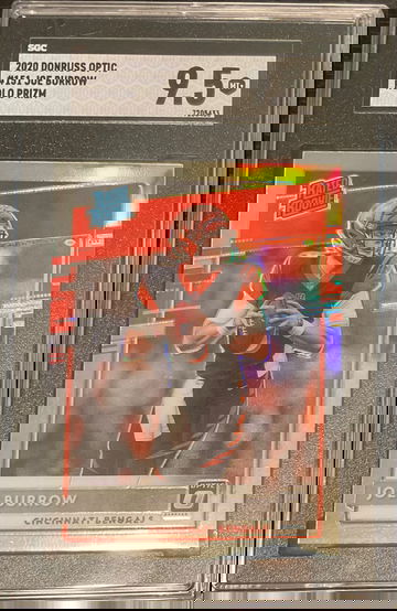 2020 Donruss Optic Joe Burrow Holo RC SGC 9.5