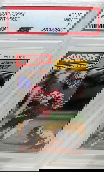 1987 Topps Jerry Rice #115 PSA 9