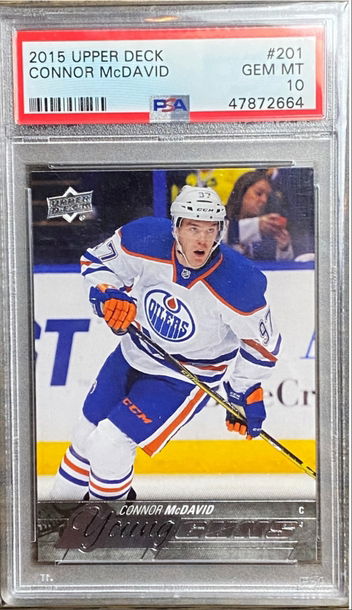 2015 Connor McDavid Young Guns #201 PSA 10