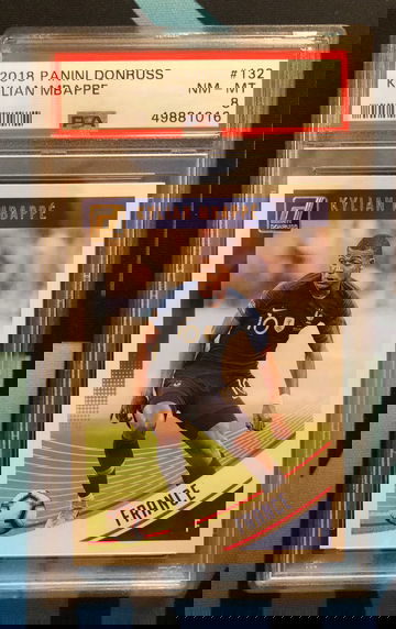 2018 Donruss Optic Kylian Mbappe PSA 8