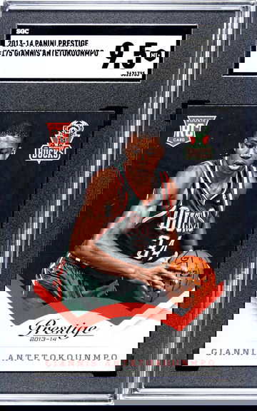 Giannis Antetokounmpo 2013-14 Panini Prestige RC #175 Rookie MINT+ SGC 9.5