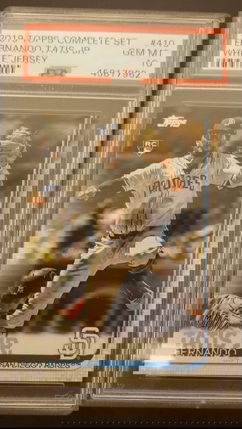 2019 Topps Fernando Tatis Jr Complete Set PSA 10