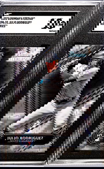 2022 Bowman Sterling #BSR-32 Julio Rodriguez Rookie SGC 10