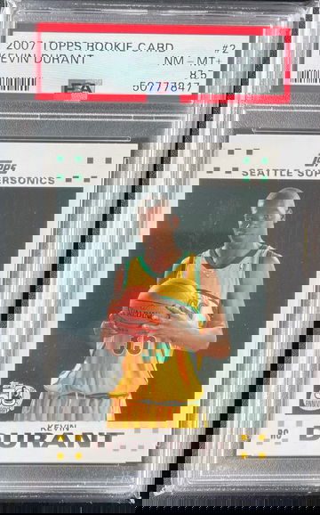 2007-08 Topps Kevin Durant PSA 8.5