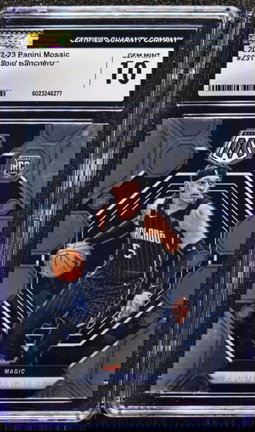 2022 Panini Mosaic #231 Paolo Banchero RC Rookie CGC 10 Gem Mint 