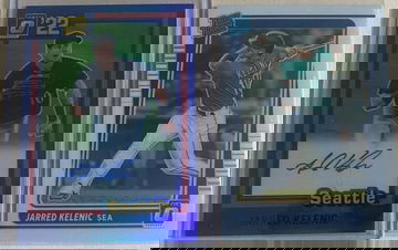 Jerred Kelenic 2022 Retro Blue Auto #28/50 & rated Rookie