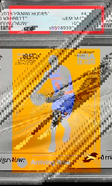 2019 RJ Barrett Panini Hoops Arriving Now RC #4 PSA 10