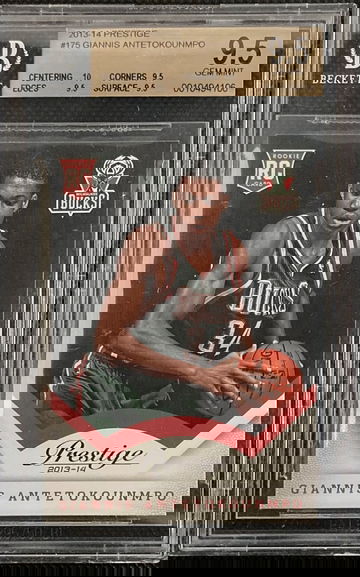 2013 Panini Prestige Giannis Antetokounmpo RC #175 BGS 9.5