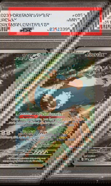 2023 Pokémon Scarlet & Violet Promo Snorlax #SVP051 Pokémon Center Holo PSA 9