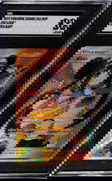 2019 Pokemon Cosmic Eclipse #236 Rosa Ultra Rare SGC 8