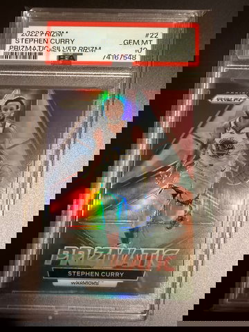 Stephen Curry 2022 Prizm Silver Prizmatic PSA 10